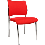 Topstar chaise visiteur "Visit 10 rembourr", rouge