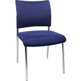 Topstar chaise visiteur "Visit 10 rembourr", bleu