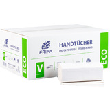 Fripa essuie-mains ECO, 250 x 230 mm, pli en V, blanc