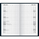 Glocken taschenkalender "Monatssichtkalender", 2026, schwarz