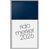 rido id tischkalender "Merker Miradur", 2026, dunkelblau