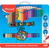 Maped crayon de couleur triangulaire COLOR'PEPS, tui mtal