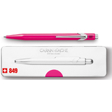 CARAN D'ACHE stylo  bille 849 popline FLUO, rose