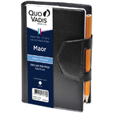 QUO vadis Agenda "Maor" avec crayon, 2025, noir