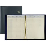 brepols agenda semainier "OMEGA 27" 2025, 210 x 270 mm, noir