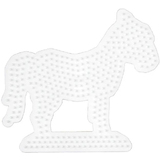 HAMA plaque pour perles midi "cheval", blanc