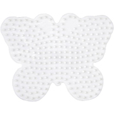 HAMA plaque pour perles midi "papillon", blanc