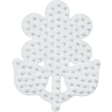 Hama plaque pour perles "petite fleur", blanc