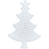 Hama plaque pour perles "arbre de Nol", blanc