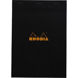 RHODIA bloc agraf No. 18, format A4, quadrill 5x5, noir