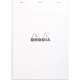 RHODIA bloc agraf No. 18, format A4, quadrill 5x5, blanc