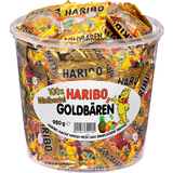 HARIBO bonbon glifi aux fruits Goldbren Minis, bote