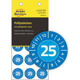 AVERY zweckform Pastille calendrier 2025 NoPeel, 20 mm, bleu