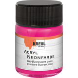 KREUL peinture fluorescente dans un flacon, 50 ml, rose fluo