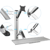 DIGITUS bras pivotant pour moniteur LCD/LED, avec support