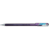 Pentel hybrid Stylo roller encre gel "Dual Pen", violet/