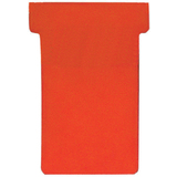 FRANKEN fiches T, taille 2 / 48 x 84 mm, rouge