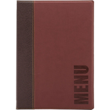 Securit Protge-menus TRENDY, A4, bordeaux