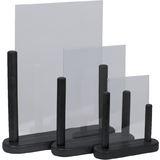 Securit porte-visuel TABLE, acrylique, A6, noir