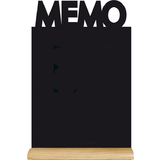 Securit ardoise de table SILHOUETTE "Memo"