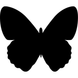 Securit ardoise murale silhouette "Papillon"