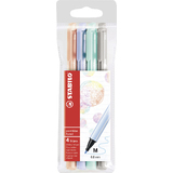 STABILO stylo-feutre pointMax, tui plastique de 4, Pastell