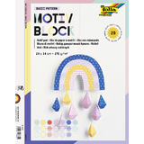 folia bloc en papier  motifs "Basic Intensiv", 240 x 340 mm