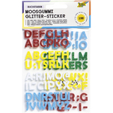 folia stickers scintillant caoutchouc mousse, lettres