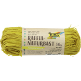 folia raphia naturel, 50 g, jaune citron