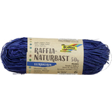 folia raphia naturel, 50 g, bleu outremer