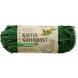 folia raphia naturel, 50 g, vert sapin