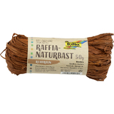 folia raphia naturel, 50 g, brun fauve