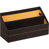 RHODIA Porte-courrier, en simili cuir, noir