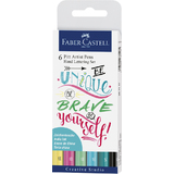 FABER-CASTELL feutre PITT artist pen, tui de 6