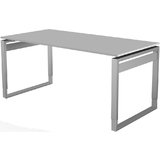 kerkmann bureau Form 5, (L)1.600 x (P)800 mm, gris clair