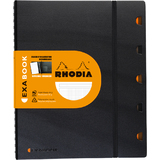 RHODIA cahier EXABOOK rechargeable, A4+, quadrill 5x5, noir