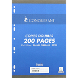 CONQUERANT sept Copies doubles, A4, Seys, 200 pages