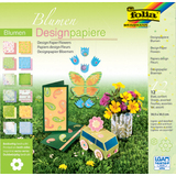 folia bloc de papier design "Fleurs", 305 x 305 mm