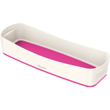 LEITZ plumier My Box, long, blanc/rose