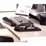 Fellowes repose-poignet PlushTouch avec tapis de souris,noir
