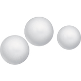 KNORR prandell Set de boules en polystyrne, blanc