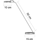 UNiLUX lampe de bureau  led EYELIGHT, argent