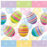 PAPSTAR serviettes  motif de Pques "Egg Hunt"