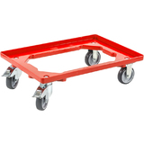 allit chariot de transport ProfiPlus euroroll OB 600, rouge