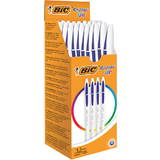 BIC stylo  bille Cristal Up, 20 pices, bleu