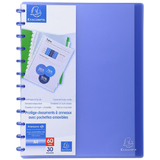 EXACOMPTA Protge-documents, A4, 30 pochettes, bleu