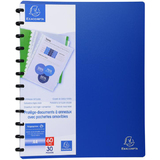 EXACOMPTA Protge-documents, A4, 30 pochettes, bleu