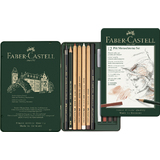 FABER-CASTELL pitt MONOCHROME set petit, tui de 12 pices