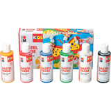 Marabu kids Gouache pour enfant 80 ml, kit de 6