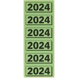 ELBA etiquette imprime pour classeur "2024", vert